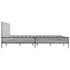 Möbel Bettgestell Grau Sonoma 140x200 cm Holzwerkstoff und Produktbild-Vorschau 5