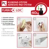 WENKO Turbo-Loc Nerezová nástenná polica Quadro, montáž bez Náhľad obrázku produktu 6