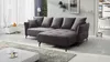 Ecksofa Schlafsofa Sofa SADIE Stoff Element Grafit Ottomane Produktbild-Vorschau 1
