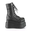 BEAR-265 DemoniaCult Damen Plateaustiefeletten schwarz Produktbild-Vorschau 5