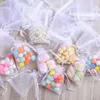 50 x Organza Säckchen Weiß Organzabeutel Schmucksäckchen Produktbild-Vorschau 4