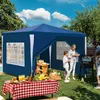 ISOISL Pavillon 3x3 m Blau Partyzelt Gartenpavillon mit Produktbild-Vorschau 12