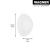 WAGNER Wandpuffer SOG SATINIERT 2-tlg. Set - Ø 20 x 7 mm, Produktbild-Vorschau 2