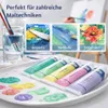 Acrylfarbe 6 Stück Malfarbe Künstlerfarbe Acrylfarben Tuben Produktbild-Vorschau 4