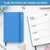 Taschenkalender 2027 A6 mit Gummiband - Kalender 1 Woche 2 Produktbild-Vorschau 3