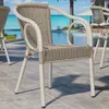 4er-Set ARGOS | Bistro Rattanstuhl | Grau | Rattan | Produktbild-Vorschau 1