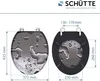 SCHÜTTE MDF WC sedátko dřevěné jádro GREY STEEL, WC sedátko Náhled obrázku produktu 7