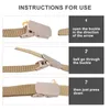 2 X Herren Taktischer Gürtel Nylon Gürtel für Männer Produktbild-Vorschau 6