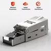 Netzwerkstecker Cat7 CAT 7 RJ45 Stecker 2x Steckverbinder Produktbild-Vorschau 3