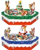 Kinder Maxi Mix chocolade kerstbord, 3D pop-up decoratie, Productafbeelding-voorbeeld 2