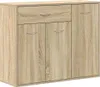 vidaXL Credenza rovere Sonoma 88x30x70 cm materiale a base Anteprima dell’immagine prodotto 2