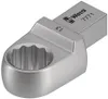 WERA Einsteck-Ringschlüssel Form A SW 10 Stahl 12 x 9 mm Produktbild-Vorschau 5