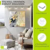 ARTland Wandbild Alu für Innen & Outdoor Blume, Produktbild-Vorschau 2