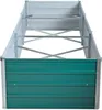 Metall Blumenbeet Hochbeet 240x80x45 cm Grün Pflanzbeet Produktbild-Vorschau 2