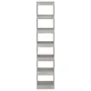 vidaXL Bücherregal/Raumteiler Betongrau 40x30x198 cm Produktbild-Vorschau 5