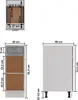 vidaXL Schubunterschrank Lyon Betongrau 30x46x81,5 cm Produktbild-Vorschau 6