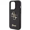 A black iPhone case with a gold Guess logo and text. Anteprima dell’immagine prodotto