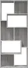 vidaXL Knihovna Grey Sonoma 67x24x161 cm výrobek ze dřeva Náhled obrázku produktu 3