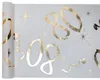 80. Geburtstag weiss gold Tischläufer 5 m x 30 cm Zahl 80 Produktbild-Vorschau 2