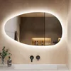S'AFIELINA 85×50 cm Specchio asimmetrico LED - Specchio da Anteprima dell’immagine prodotto 2