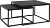 Couchtisch 2er Set schwarz 42cm und 36cm hoch, Produktbild-Vorschau 4