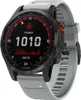 Strap-it Garmin Fenix 7 Silikonarmband (Grau) Produktbild-Vorschau 1