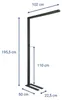 MAUL Standleuchte MAULsirius LED 3.000 - 5.700 K dimmbar Produktbild-Vorschau 2