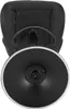 The underside of a black bar stool is shown from a top-down perspective. Produktbild-Vorschau