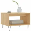 vidaXL Stolik kawowy dąb sonoma 60x50x40 cm materiał Podgląd zdjęcia produktu 3