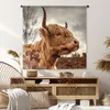 MuchoWow® Wandteppich Wandbehang Scottish Hochlandrind - Produktbild-Vorschau 6