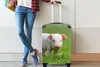 MuchoWow® Koffer Handgepäck Trolley Rollkoffer Kleine Produktbild-Vorschau 5