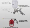 Druckluft Set Reifenfüller Ausblaspistole Farbspritzpistole Produktbild-Vorschau 3