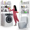 Waschmaschinenregal Toilettenregal 68x26x158 cm Produktbild-Vorschau 7