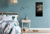 Wandkunst Leinwand Bild Uhr Geräuschlos Kunstdruck 30x60 Produktbild-Vorschau 4
