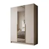 Kippschrank AUREL KASCHMIR 3D, Gold Chrom Griffe, Spiegel Produktbild-Vorschau 1