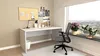Schreibtisch Nuvi, 180 cm x 80 cm x 75 cm, grau Nachbildung Produktbild-Vorschau 3