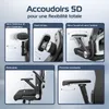 CLOUVOU PowerSeat Noir, Chaise de bureau ergonomique, 100% Voir les images du produit 3