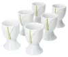 6er Set  Bali Eierbecher 6 Personen grüne Grashalme - 6 x Produktbild-Vorschau 2
