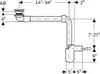 Geberit 152089011 WT Ablauf, Raumsparmodell, DN32 Produktbild-Vorschau 3