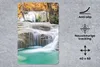 MuchoWow® Mauspad Mousepad Wald - Wasserfall - Herbst 40x60 Produktbild-Vorschau 2