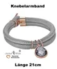 Crystal Blue Damen Armbanduhr rose gold Strass Armband grau Produktbild-Vorschau 2