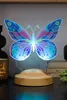 GESCHENKELAMPE Schmetterling Butterfly Lampe mit 3D LED Produktbild-Vorschau 6