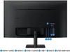 The back of a Samsung monitor showing its ports and labels. Produktbild-Vorschau