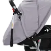 vidaXL Tandem-Kinderwagen Stahl Grau und Schwarz Produktbild-Vorschau 5