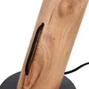 Tischleuchte, Metall, Eukalyptusholz, H 32 cm Produktbild-Vorschau 10