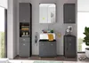 Unterschrank >Peter< in anthazit aus MDF - 38x73x30cm Produktbild-Vorschau 3