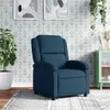 vidaXL Poltrona relax in velluto blu Anteprima dell’immagine prodotto 2
