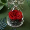 Ewige Rose unter Engelskuppel, Geschenk für Mama, Ewige Produktbild-Vorschau 2