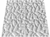Four white 3D decorative ceiling and wall panels with a textured, wavy pattern are arranged in a 2x2 grid. Anteprima dell’immagine prodotto