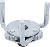 A silver-colored oil filter wrench with three arms and a gear mechanism is shown against a white background. Produktbild-Vorschau